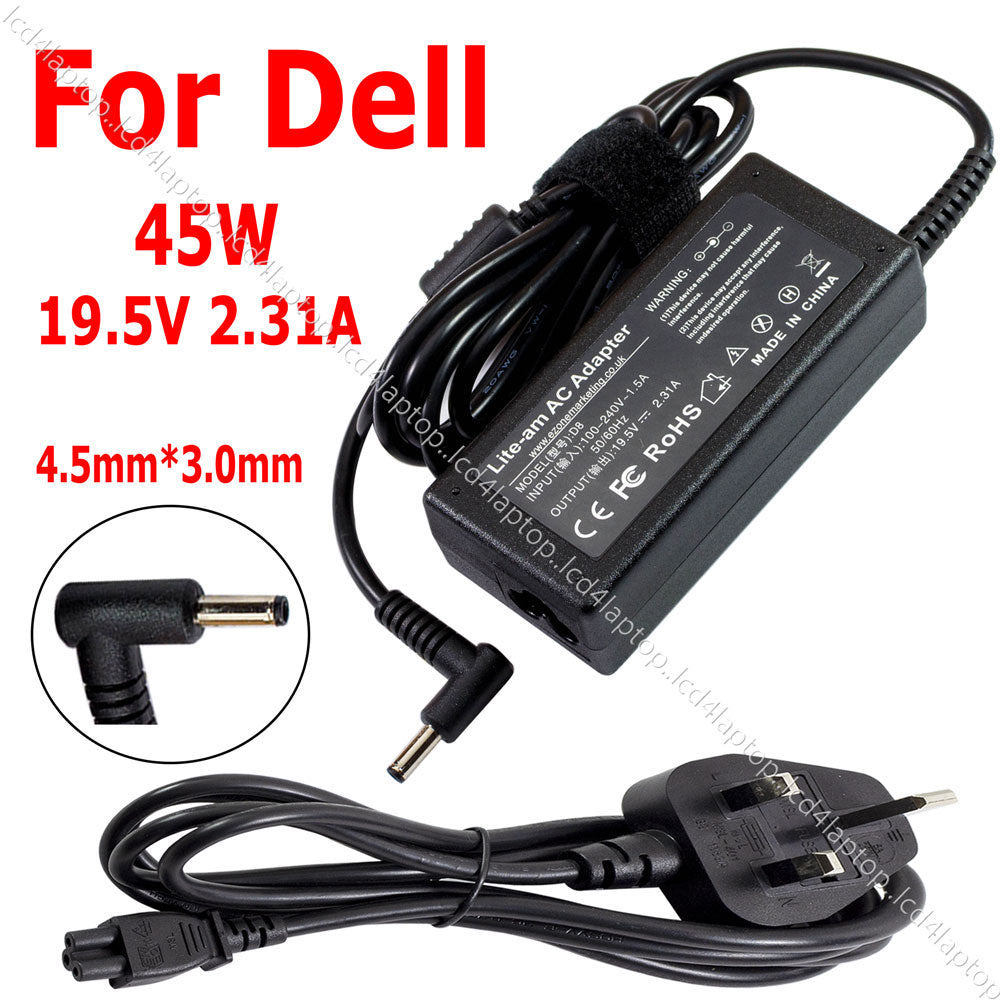 For Dell Inspiron 11 13 14 15 3000 5000 7000 Laptop AC Adapter Charger PSU - Lcd4Laptop