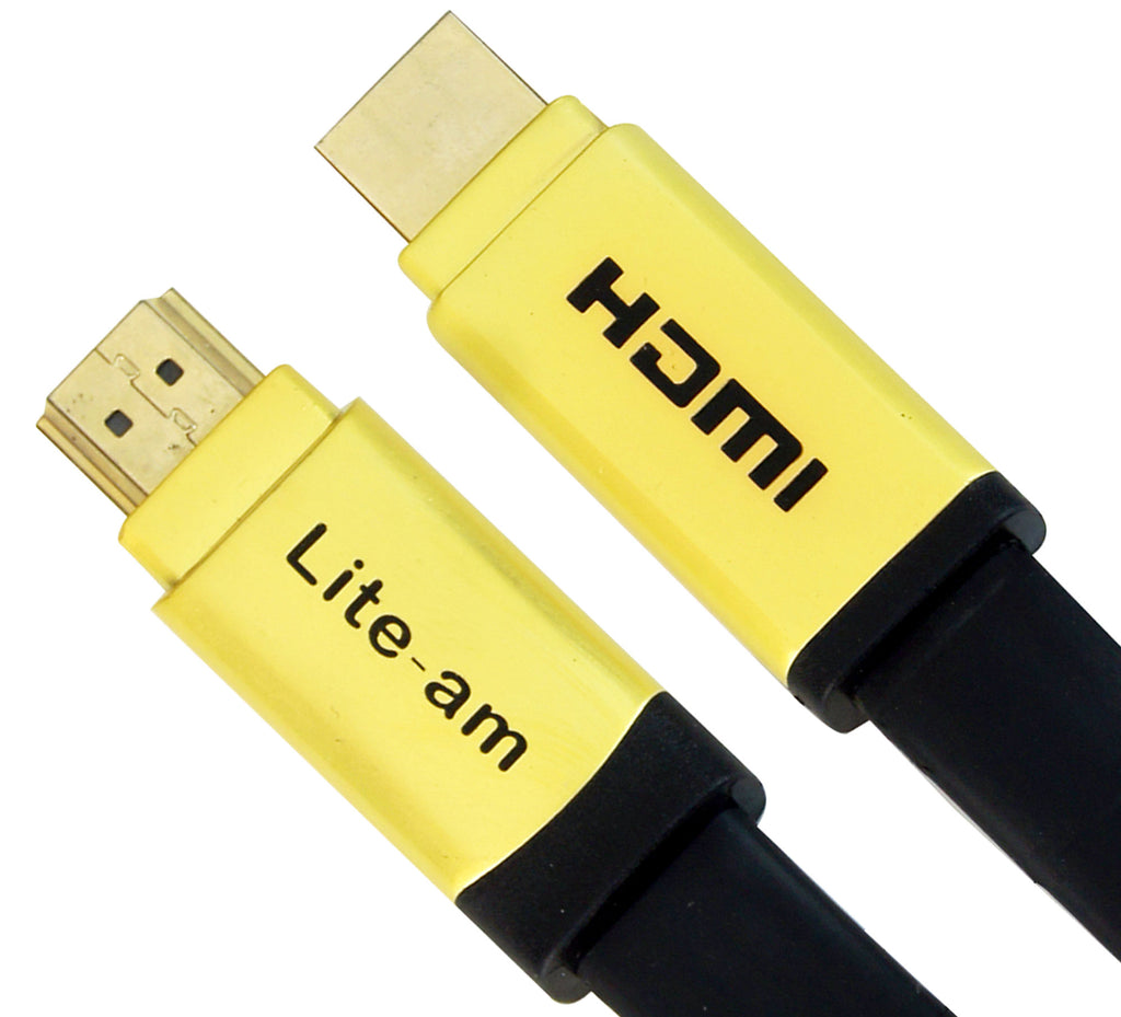 5m High Speed HDMI Flat Cable with Ethernet A/A M/M - HDMI Cables