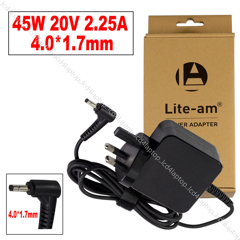 New Replacement For Lenovo IdeaPad 100-15IBY-80mj Laptop AC Adapter Charger 45W 20V 2.25A by Lite-am - Lcd4Laptop