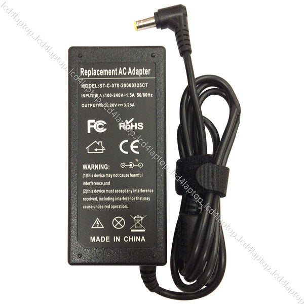 For Advent 5611 6651 8315 Laptop AC Adapter Charger PSU 65W 20V 3.25A - Lcd4Laptop