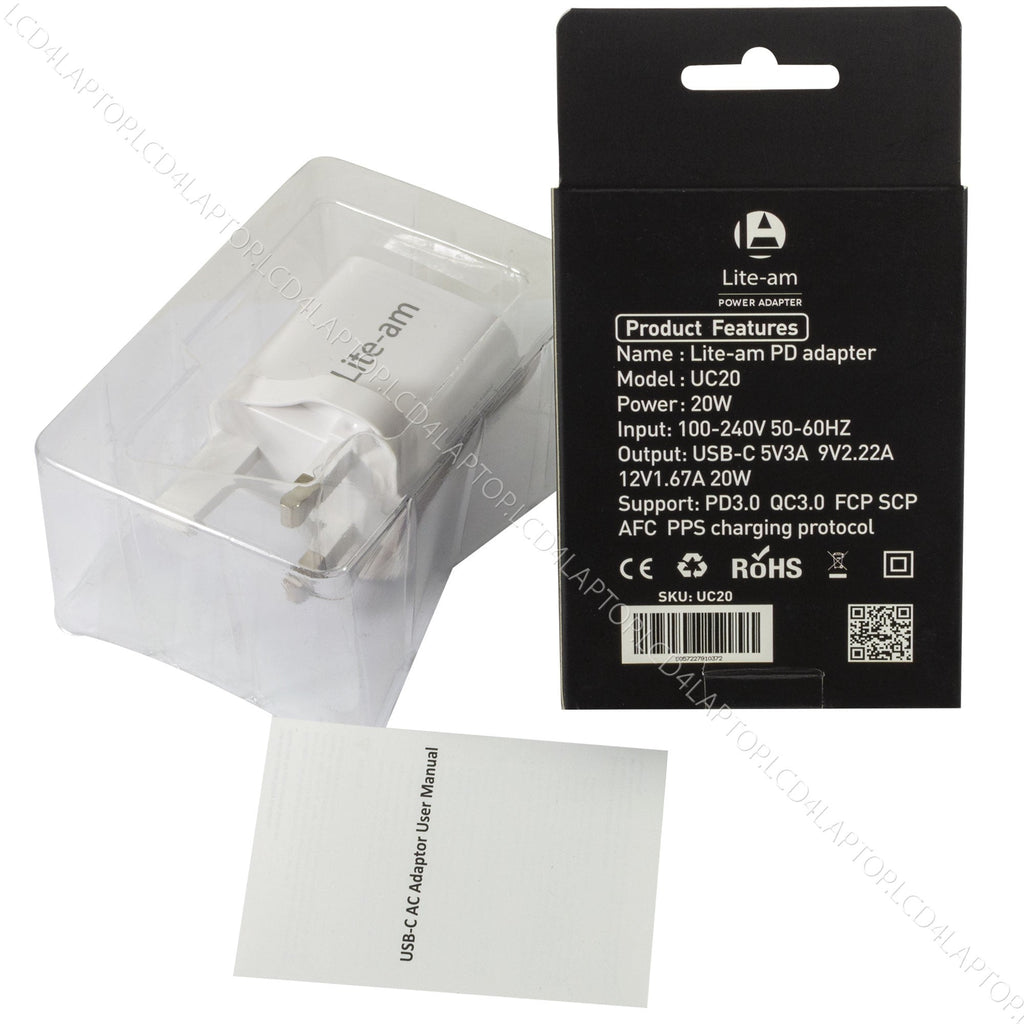 For Apple iPhone iPad A2305 EMC 3597 20W USB C Fast Charge Power ...