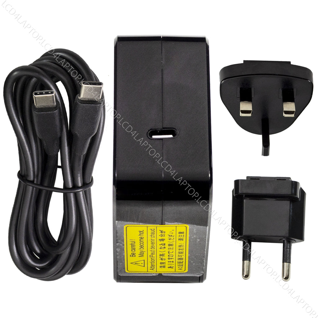 For Asus ZenBook 3 UX390UA USB-C 45W AC Adapter Charger + UK Plug  Replacement by Lite-am
